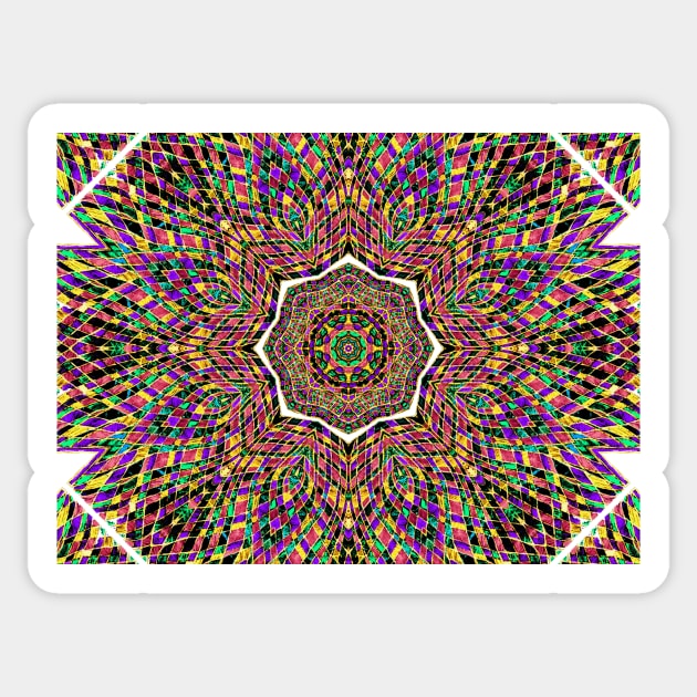 Mandalas 22 Sticker by indusdreaming